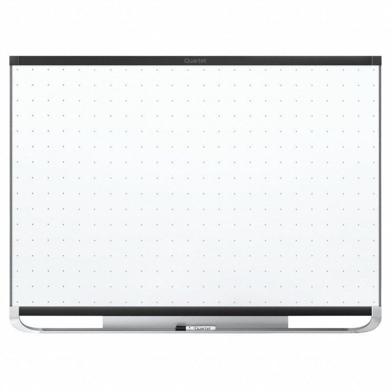 Quartet Gloss-Finish Steel Dry Erase Board, Wall Mounted, 48"H x 72"W, White - TEM547B