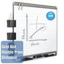 Quartet Gloss-Finish Steel Dry Erase Board, Wall Mounted, 36"H x 48"W, White - TEM544G