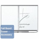 Quartet Gloss-Finish Steel Dry Erase Board, Wall Mounted, 36"H x 48"W, White - TEM544G