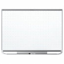 Quartet Gloss-Finish Steel Dry Erase Board, Wall Mounted, 36"H x 48"W, White - TEM544G