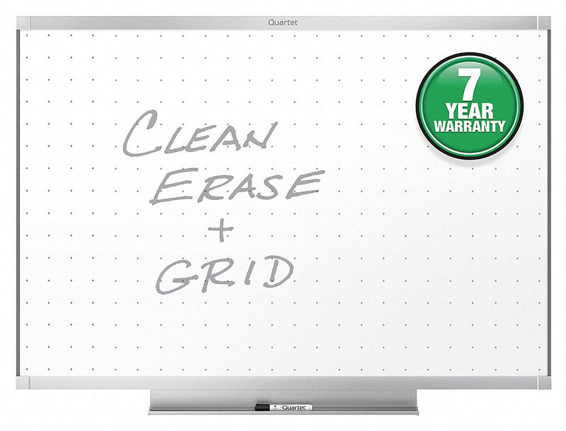 Quartet Gloss-Finish Melamine Dry Erase Board, Wall Mounted, 48 inH x 96 inW, White - TE548AP2