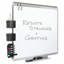 Quartet Gloss-Finish Melamine Dry Erase Board, Wall Mounted, 48"H x 72"W, White - TE547AP2