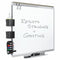 Quartet Gloss-Finish Melamine Dry Erase Board, Wall Mounted, 48 inH x 96 inW, White - TE548AP2
