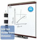 Quartet Gloss-Finish Melamine Dry Erase Board, Wall Mounted, 36"H x 48"W, White - TE544MP2