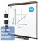 Quartet Gloss-Finish Melamine Dry Erase Board, Wall Mounted, 36"H x 48"W, White - TE544MP2