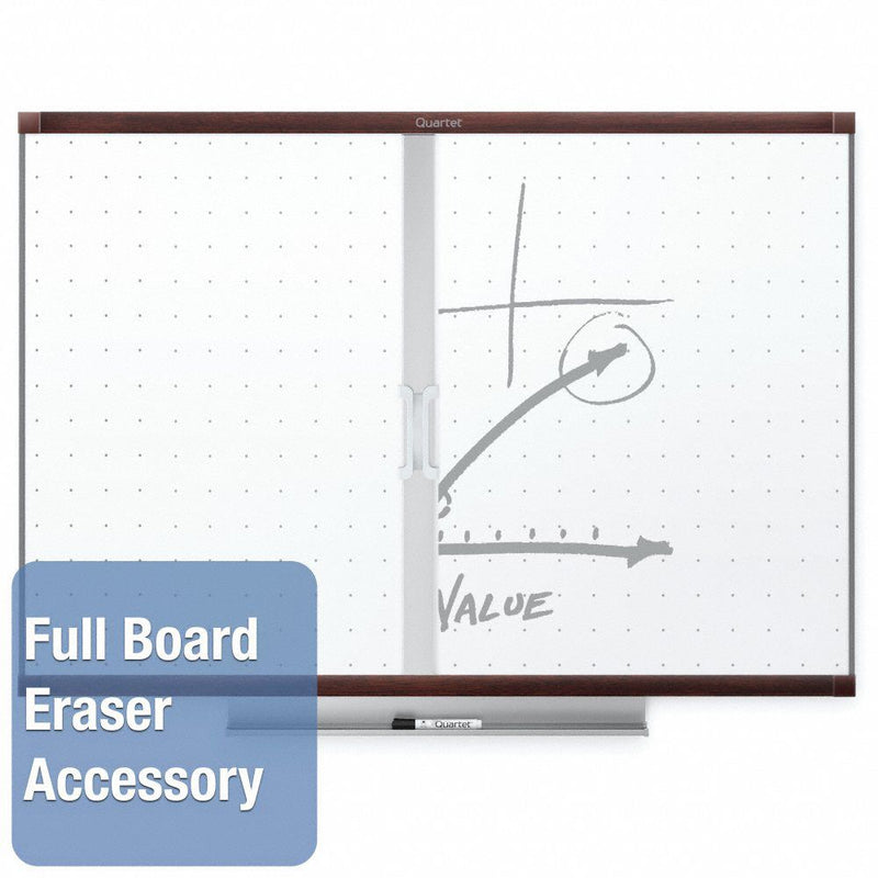 Quartet Gloss-Finish Melamine Dry Erase Board, Wall Mounted, 48"H x 96"W, White - TE548MP2