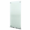 Quartet Gloss-Finish Glass Dry Erase Board, Wall Mounted, 24"H x 36"W, Frosted White - G3624F