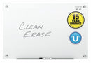 Quartet Gloss-Finish Glass Dry Erase Board, Wall Mounted, 48"H x 96"W, White - G9648W-A