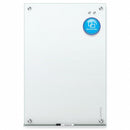 Quartet Gloss-Finish Glass Dry Erase Board, Wall Mounted, 36"H x 48"W, White - G4836W