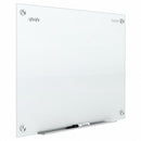 Quartet Gloss-Finish Glass Dry Erase Board, Wall Mounted, 48"H x 72"W, White - G7248W-A