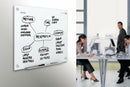 Quartet Gloss-Finish Glass Dry Erase Board, Wall Mounted, 48"H x 96"W, White - G9648W-A