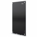 Quartet Gloss-Finish Glass Dry Erase Board, Wall Mounted, 36"H x 48"W, Black - G4836B