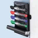 Quartet Plastic Marker Holder, 6 1/2 inW, Black - 85377
