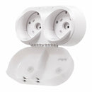 Georgia-Pacific Toilet Paper Dispenser, SofPull(R), White, Center Pull, (2) Rolls Dispenser Capacity, Plastic - 56518