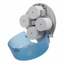 Georgia-Pacific Toilet Paper Dispenser, Compact(R), Blue, Coreless, (4) Rolls Dispenser Capacity, Plastic - 56787