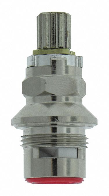 Kissler Ceramic Hot Side Stem, Fits Brand Price Pfister/Pfister, Brass, Chrome Finish - AB11-6048H