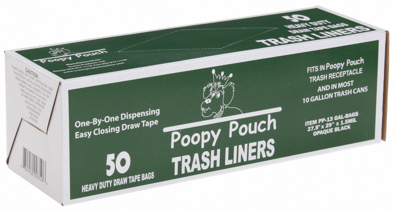 Poopy Pouch Pet Waste Receptacle Bag, 13 gal, Width 27 1/2 in, Height ...