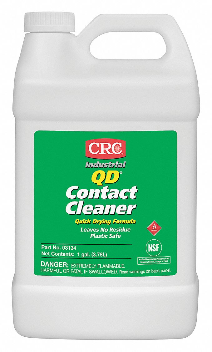 CRC Contact Cleaner, 1 gal Jug, Unscented Liquid, 1 EA - 3134