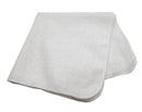 Tough Guy Microfiber Cloth, Medium Duty, 16 in x 16 in, White, PK 12 - 32UV09