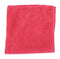 Tough Guy Microfiber Cloth, Medium Duty, 16 in x 16 in, Red, PK 12 - 32UV13