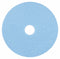 3M 27 in Non-Woven Polyester Fiber Round Burnishing Pad, 1500 to 3000 rpm, Light Blue, 5 PK - 3050