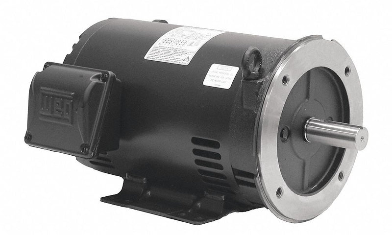 WEG 2 HP, General Purpose Motor, 3-Phase, 1740 Nameplate RPM, 208-230/460 Voltage, 143/5TC Frame - 00218OT3E145TC-S