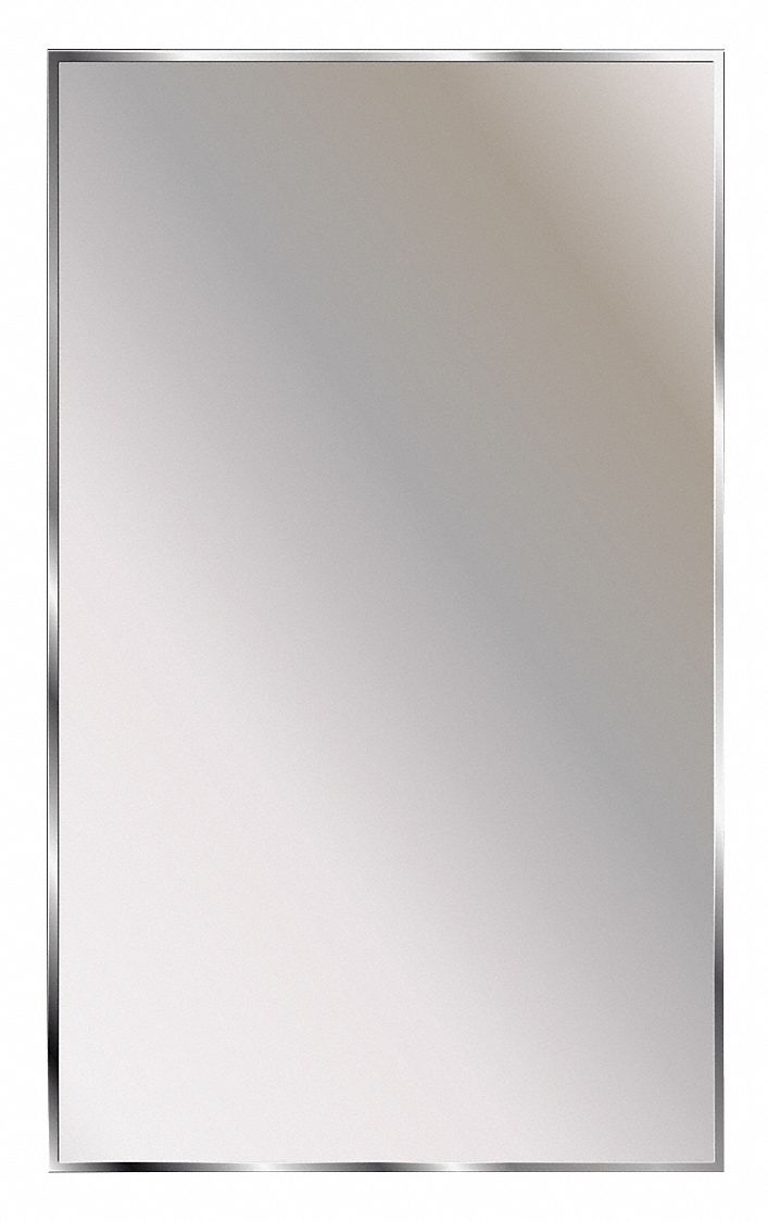 Ketcham Washroom Mirror, Shatter-resistant, Height (In.) 24 in, Width (In.) 18 in - TPMA-1824