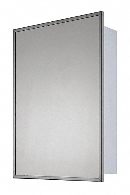 Ketcham Mirror, Stainless Steel, Height (In.) 30, Width (In.) 24 - SSF-2430