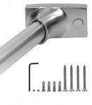 Wingits WOCONSN5NC - Curved Shower Rod Satin 60In 6 Proj. PK6