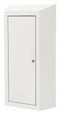 Oval CSLRST-010700 Surface Mounted, Ligature Resistant, Powder Coated Steel (White), Solid Door