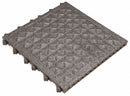 Ergo Advantage Interlocking Antifatigue Antislip Mat, Recycled PVC, Black, 10 PK - AG1