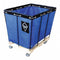 Tough Guy Removable Vinyl Liner Basket Truck, 15.0 cu ft, Blue, 36 in x 26 in x 34 in - 33W323