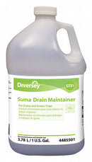 Diversey Drain Maintainer, 1 gal. Jug, Unscented Liquid, 1:3, 4 PK - 4485501