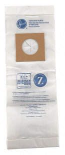 Hoover Vacuum Bag, Paper, 2-Ply, Standard Bag Filtration Type, For Vacuum Type Upright Vacuum - 4010075Z