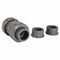 Georg Fischer Check Valve, 2 in, Single, Inline Spring, PVC, Socket/Threaded x Socket/Threaded - 161562107