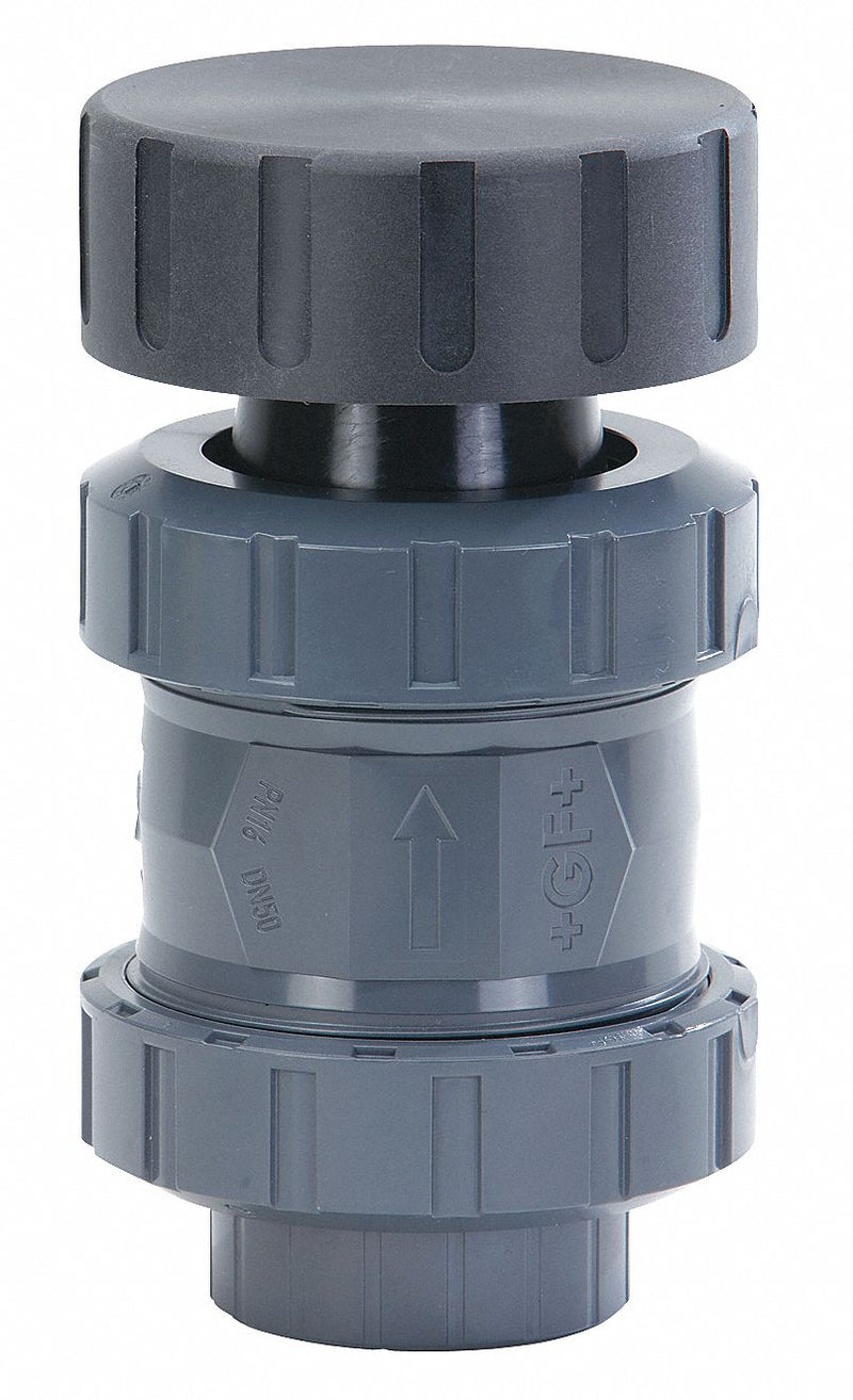 Georg Fischer 1 1/2 in Vent Dia. PVC/EPDM Venting and Bleed Valve, 3/8 in Inlet Size - 161591106
