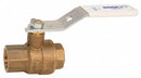 Nibco Ball Valve, Lead-Free Bronze, Inline, 2-Piece, Pipe Size 1 in, Connection Type FNPT x FNPT - NL9901A