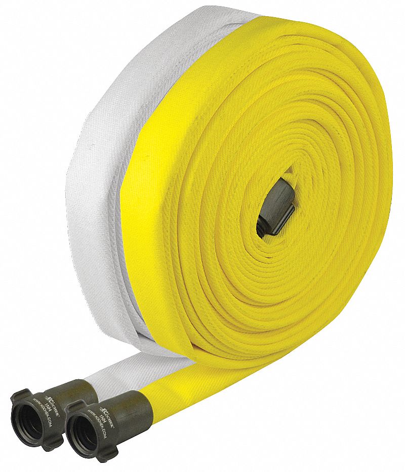 Moon American Wildland Fire Hose, Single Jacket, MNPSH x FNPSH, Pin, 100 ft Hose Length - 1125-10310073