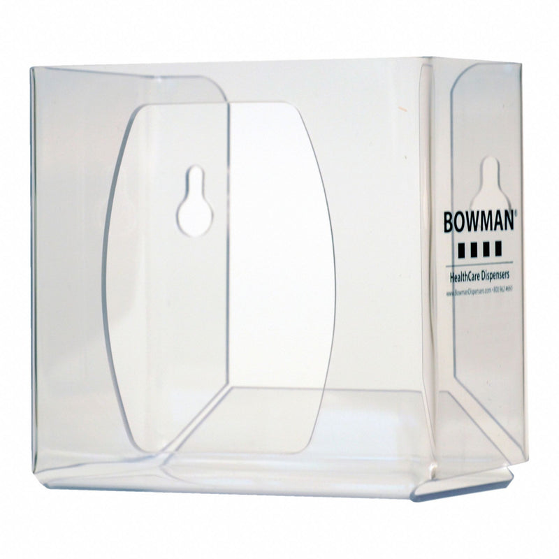 Bowman Dry Wipe Dispenser, CL, Pop Up Dispenser Box, (280) Wipes, Plastic, Clear - CL002-0111
