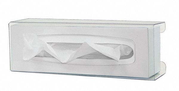 Bowman Dry Wipe Dispenser, CL, Pop Up Dispenser Box, (150) Wipes, Plastic, Clear - CL003-0111
