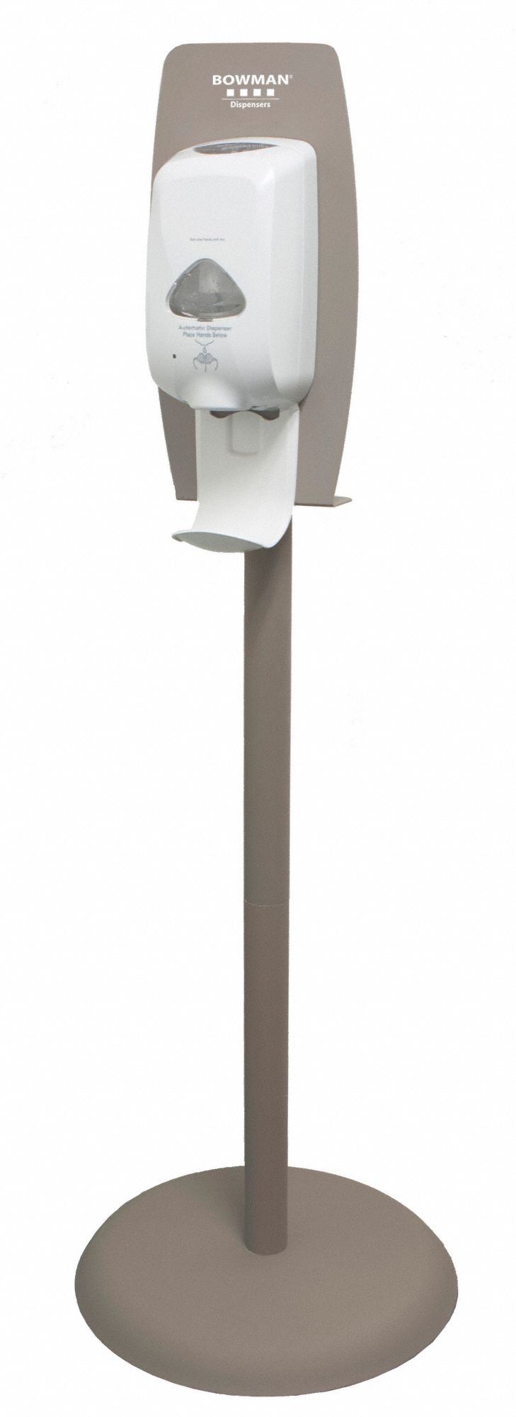 Bowman Floor Stand, Floor Stand, 54-3/4"H x 18"W x 18"D, Bay Gray - KS101-0029