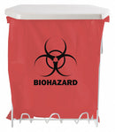 Bowman Biohazard Bag Holder, 11-3/4" Width, 15-1/4" Height, 15-1/4" Length - MW-003