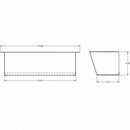Elkay Filter Mounting Cover, For Use With Alternate Filter Mounting Location on EZ Models - 98551C