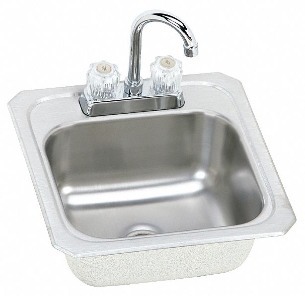 Elkay Elkay, Celebrity Series, 12 in x 10 in, Stainless Steel, Sink Kit - BCRA150C