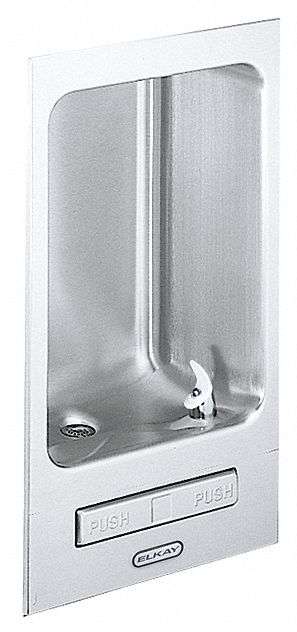 Elkay Non-Refrigerated, Dispenser Design Recessed, Water Cooler, Number of Levels 1, Front Pushbar - EDFB12C