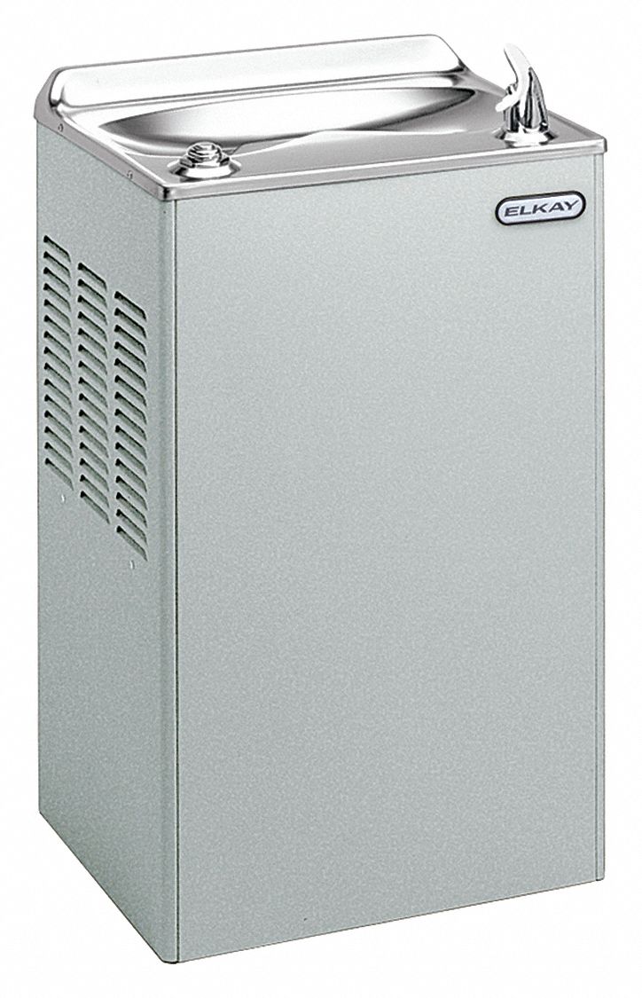 Elkay Refrigerated, Dispenser Design Wall, Water Cooler, Number of Levels 1, Top Push Button - EWA14L1Z