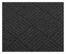 Condor Indoor/Outdoor Entrance Mat, 3 ft L, 24 in W, 3/8 in Thick, Rectangle, Charcoal - 34L255