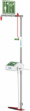 Hughes Shower with Eye/Face Wash, Floor Mount, ABS Plastic, Assembled - 18G45G