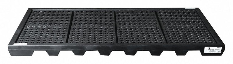 Black Diamond Spill Containment Pallets, Uncovered, 77 gal Spill Capacity, 4,000 lb - 5110-BD