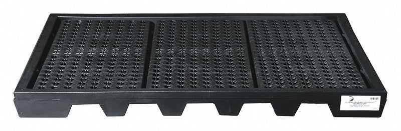 Black Diamond Spill Containment Pallets, Uncovered, 61 gal Spill Capacity, 3,000 lb - 5115-BD